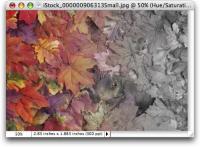 Creating a beautiful fade from original color to grayscale