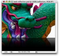 Recreating Apple's iWeb photo reflection effect