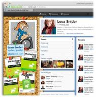 Custom Twitter Background in Photoshop